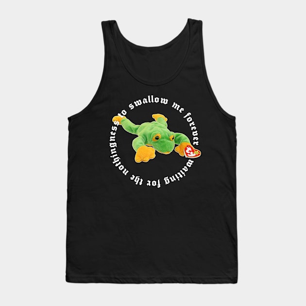 Waiting For The Nothingness / Nihilist Meme Tank Top by DankFutura